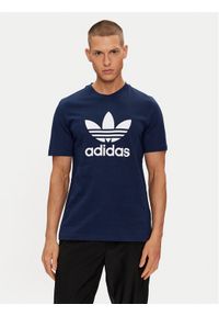 Adidas - adidas T-Shirt Adicolor Classics Trefoil T-Shirt IA4814 Granatowy Regular Fit. Kolor: niebieski. Materiał: bawełna