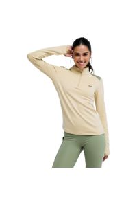 Roxy - dla Kobiety BOUNDLESS SPIRIT TECH Beżowy. Kolor: beżowy. Materiał: poliester, elastan, tkanina. Długość rękawa: długi rękaw. Długość: długie #1