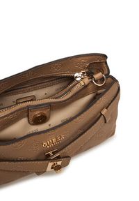 Guess Torebka Ella Logo Mini HWPD97 46730 Beżowy ciemny. Kolor: beżowy. Materiał: skórzane #5