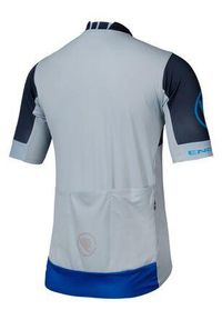 ENDURA - Koszulka rowerowa męska Endura FS260 Print S/S ink. Kolor: niebieski. Wzór: nadruk. Sport: kolarstwo
