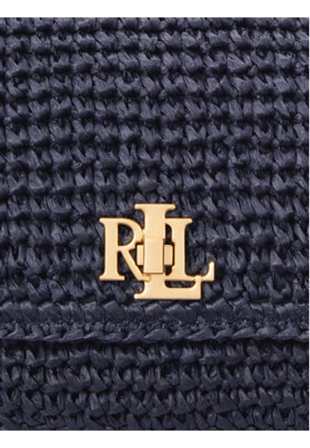 Lauren Ralph Lauren - LAUREN RALPH LAUREN Torebka Woven Straw Medium Sophee Shoulder Bag 431920043005 Granatowy. Kolor: niebieski