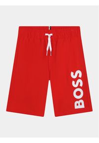 BOSS - Boss Szorty kąpielowe J50662 D Czerwony Regular Fit. Kolor: czerwony. Materiał: syntetyk #1
