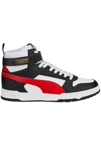 Buty do chodzenia męskie Puma Rbd Game. Okazja: na co dzień. Wysokość cholewki: za kostkę. Zapięcie: sznurówki. Kolor: czerwony, czarny, wielokolorowy. Materiał: guma, syntetyk, materiał. Szerokość cholewki: normalna. Sport: turystyka piesza