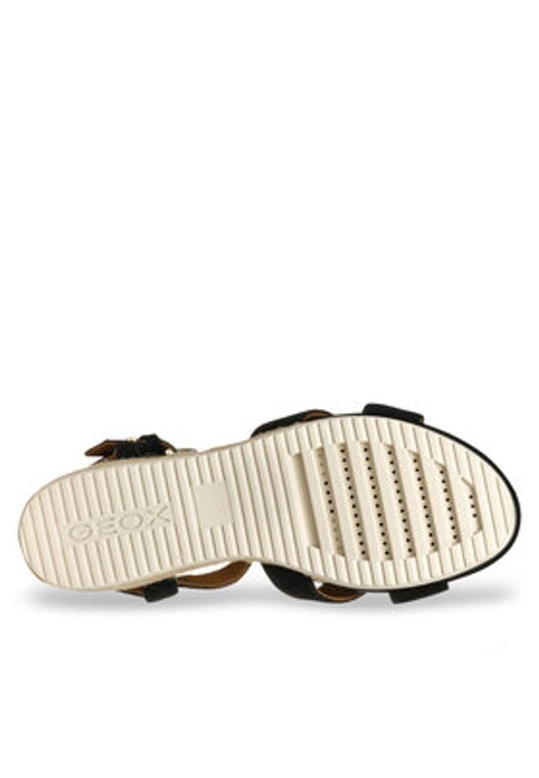 Geox Espadryle D Ischia Corda D55HHB 00020 C9999 Czarny. Kolor: czarny. Materiał: zamsz, skóra
