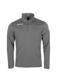 STANNO - Bluza dresowa 1/4 z zamkiem błyskawicznym Stanno Pride. Kolor: szary. Materiał: dresówka #1