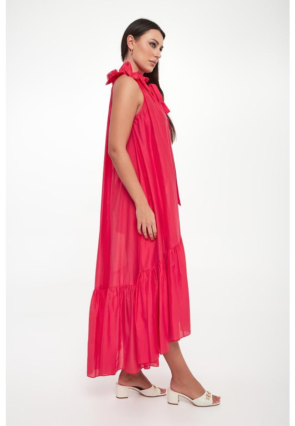 Twinset Milano - Sukienka midi TWINSET ACTITUDE. Długość: midi