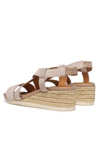 Geox Espadryle D Ischia Corda D55HHA 00022 C8156 Beżowy. Kolor: beżowy. Materiał: skóra, zamsz #4