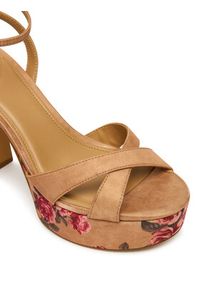 Aldo Sandały Rosine 14190516 Beżowy. Kolor: beżowy. Materiał: materiał #5