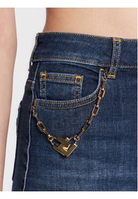 Elisabetta Franchi Szorty jeansowe HJ-17D-31E2-V300 Granatowy Regular Fit. Kolor: niebieski. Materiał: jeans, bawełna #4