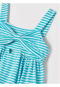 Mayoral Sukienka letnia 3949 Niebieski Regular Fit. Kolor: niebieski. Materiał: bawełna. Sezon: lato #2
