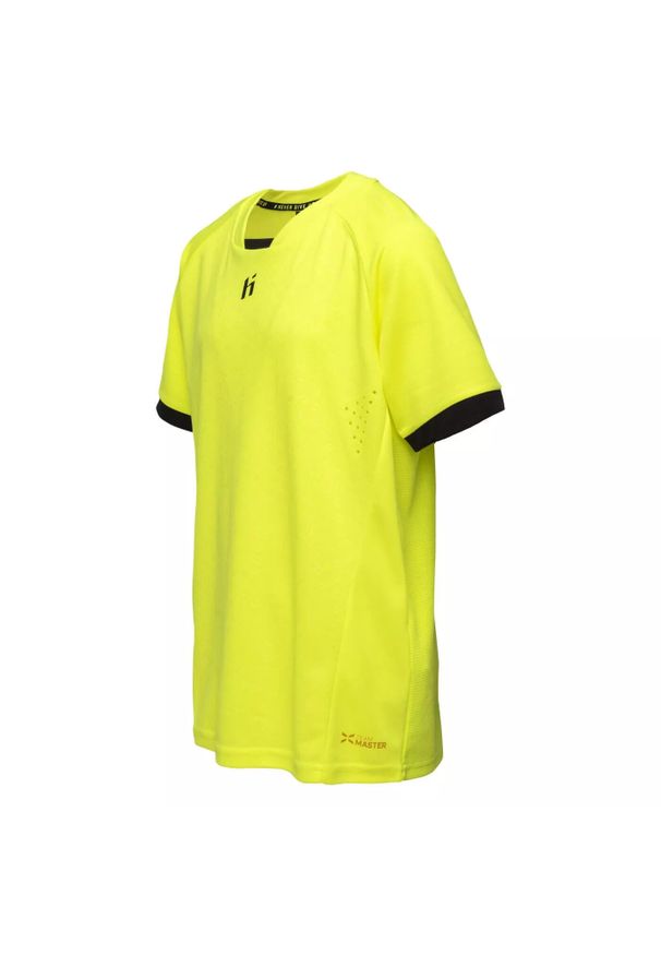 Poliesterowa koszulka dziecięca Huari Rosario. Kolor: żółty. Materiał: poliester. Sport: piłka nożna