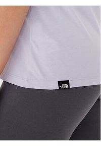The North Face T-Shirt Easy NF0A8A6D Fioletowy Regular Fit. Kolor: fioletowy. Materiał: bawełna #3
