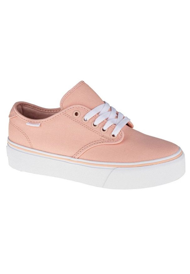 Buty Vans Camden Platform Canvas W VN0A3TL8VV8 różowe. Okazja: na co dzień. Kolor: różowy. Materiał: guma, syntetyk. Szerokość cholewki: normalna. Obcas: na platformie. Styl: casual, klasyczny