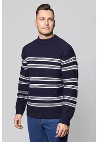 Lee - LEE HIGH NECK SEAS KNIT MĘSKI SWETER NIGHT SKY L83HLHSJ #1