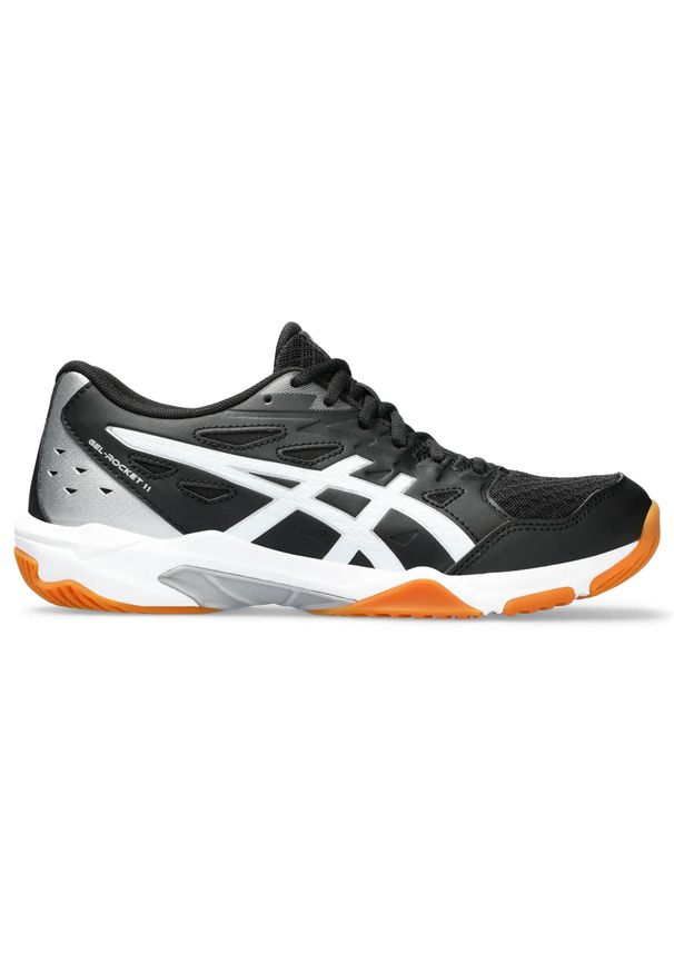 Buty halowe damskie Asics Gel-Rocket 11. Kolor: czarny, szary, wielokolorowy. Sport: siatkówka