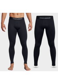 Legginsy sportowe męskie Under Armour getry szybkoschnące treningowe. Kolor: czarny #2