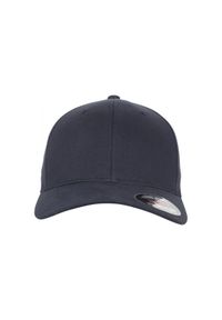 FLEXFIT - Czapka Flexfit bruhed twill. Kolor: niebieski. Styl: casual, elegancki #1