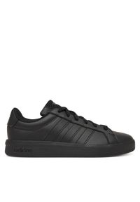 Adidas - adidas Sneakersy Grand Court 3.0 Shoes Junior KK3791 Czarny. Kolor: czarny. Materiał: skóra #1