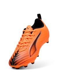 Puma - Korki PUMA ULTRA 6 PLAY FG/AG Jr Heat Fire. Materiał: skóra. Sport: piłka nożna