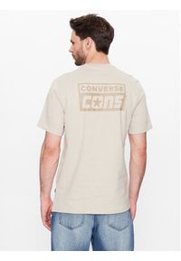 Converse T-Shirt Cons 10021134-A16 Beżowy Regular Fit. Kolor: beżowy. Materiał: bawełna #5
