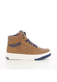 TOMMY HILFIGER - Sneakersy damskie Tommy Hilfiger. Kolor: brązowy #1