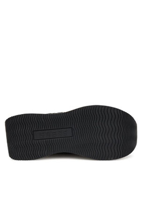 Guess Sneakersy FLTCM8 ELE12 Czarny. Kolor: czarny. Materiał: skóra
