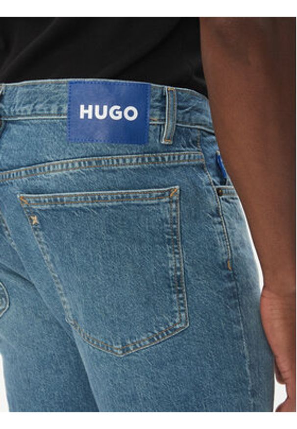 Hugo - HUGO Jeansy Ash 50541582 Niebieski Regular Fit. Kolor: niebieski