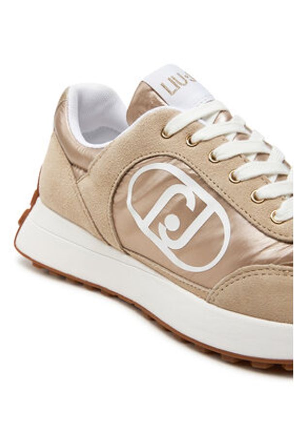 Liu Jo Sneakersy Lolo 17 BF4085 PX003 Beżowy. Kolor: beżowy. Materiał: zamsz, skóra