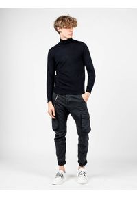 Xagon Man Sweter "Turtleneck" | A22081 & ELV18 | Mężczyzna | Granatowy. Okazja: na co dzień. Typ kołnierza: golf. Kolor: niebieski. Materiał: wełna, nylon, akryl, poliester. Styl: casual #1