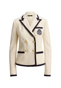 Lauren Ralph Lauren - LAUREN RALPH LAUREN Marynarka 200P09081001 Beżowy Slim Fit. Kolor: beżowy. Materiał: bawełna #3