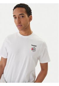 Reebok T-Shirt Greyson RK25568CCM Biały Regular Fit. Kolor: biały. Materiał: bawełna #5
