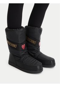Love Moschino - LOVE MOSCHINO Śniegowce JA24032G1NISY000 Czarny. Kolor: czarny. Materiał: materiał #1