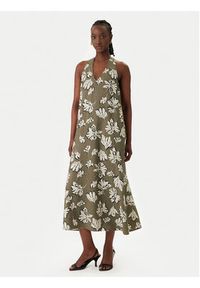 Vero Moda Sukienka letnia Jennifer 10341973 Zielony Regular Fit. Kolor: zielony. Materiał: wiskoza. Sezon: lato #5