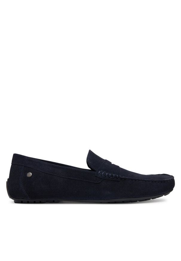 Jack & Jones - Jack&Jones Mokasyny Jfwjensen 12203636 Granatowy. Kolor: niebieski. Materiał: zamsz, skóra