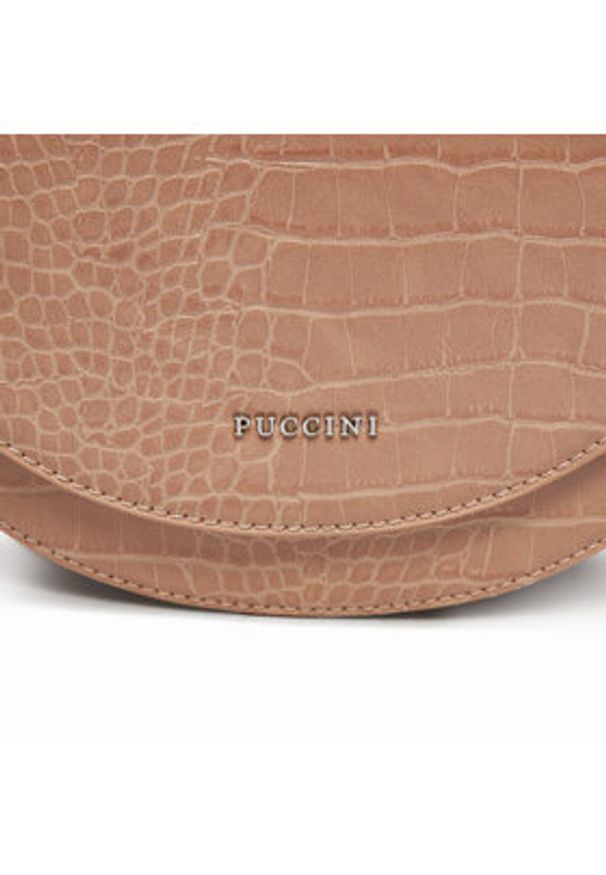 Puccini Torebka BML033M Beżowy. Kolor: beżowy. Materiał: skórzane