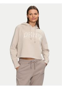 DKNY Sport Bluza DP4T9811 Écru Regular Fit. Materiał: syntetyk. Styl: sportowy