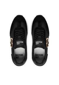 Love Moschino - LOVE MOSCHINO Sneakersy JA15344G1OINC00A Czarny. Kolor: czarny. Materiał: materiał #4