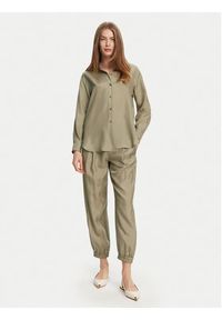 Marella Koszula Alec 2513111015 Zielony Regular Fit. Kolor: zielony. Materiał: jedwab #5