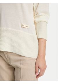 Armani Exchange Sweter XW000772 AF16602 U1003 Écru Relaxed Fit. Materiał: wełna #5