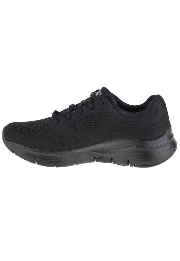 skechers - Buty do chodzenia damskie Skechers Arch Fit Big Appeal. Zapięcie: sznurówki. Kolor: czarny. Materiał: materiał, syntetyk. Szerokość cholewki: normalna. Sport: turystyka piesza