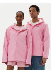 Hunter Kurtka przeciwdeszczowa Izzy Unisex HARU0012251 Różowy Regular Fit. Kolor: różowy. Materiał: syntetyk