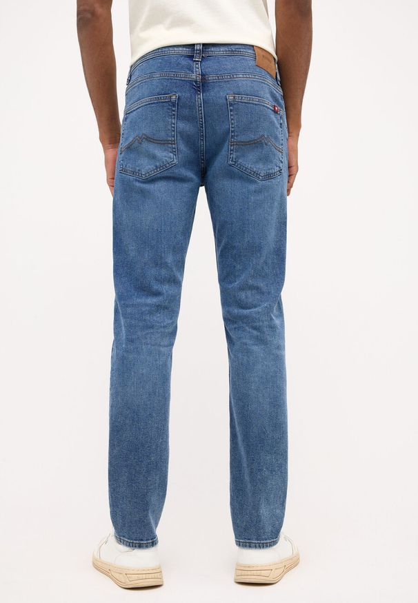 Mustang - Męskie Spodnie Jeansowe MUSTANG Orlando Slim Denim Blue 1014860 5000 884