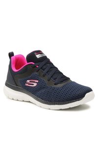 skechers - Buty Skechers. Kolor: niebieski. Materiał: materiał #1