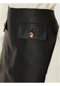 Bruuns Bazaar Spódnica skórzana GentianB BBW4324 Czarny Slim Fit. Kolor: czarny. Materiał: skóra #4
