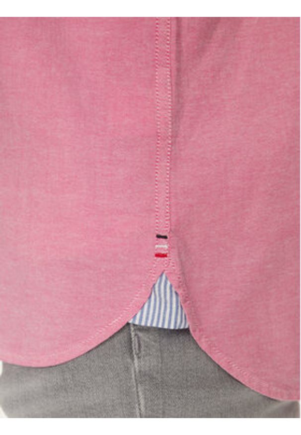 TOMMY HILFIGER - Tommy Hilfiger Koszula 1985 MW0MW29968 Różowy Regular Fit. Kolor: różowy. Materiał: bawełna