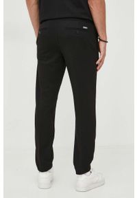 Armani Exchange spodnie męskie kolor czarny w fasonie chinos. Kolor: czarny #4