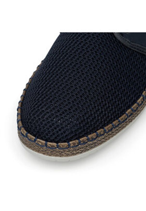 Rieker Półbuty B5249-14 Niebieski. Kolor: niebieski. Materiał: materiał