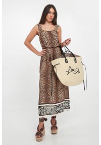 Liu Jo - Sukienka damska z motywem zwierzęcym LIU JO. Wzór: motyw zwierzęcy #1