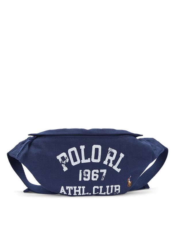 Polo Ralph Lauren Saszetka nerka 405946104002 Granatowy. Kolor: niebieski. Materiał: materiał