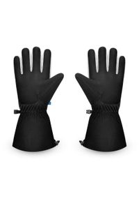 SIROKO - Zimowe rękawice narciarskie Sporty zimowe Siroko MISTY Black. Kolor: czarny. Materiał: materiał, tkanina. Technologia: Thinsulate. Sezon: zima. Sport: narciarstwo